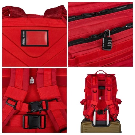 1025 ROJO MOCHILA TACT V1 45L ROJO