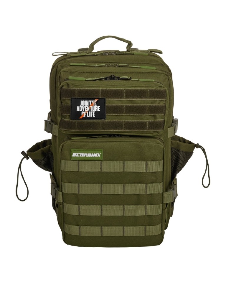 1027 VERDE OSCURO MOCHILA TACT V1 45L VERDE OSCURO