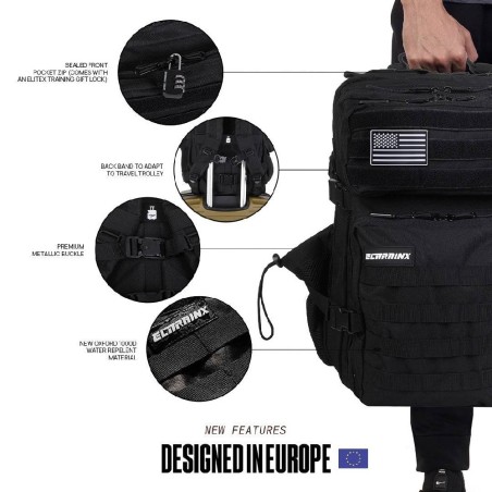 1034 NEGRO MOCHILA TACT V1 45L NEGRO