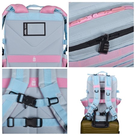 1043 AZUL CELESTE MOCHILA TACT V1 45L MIAMI