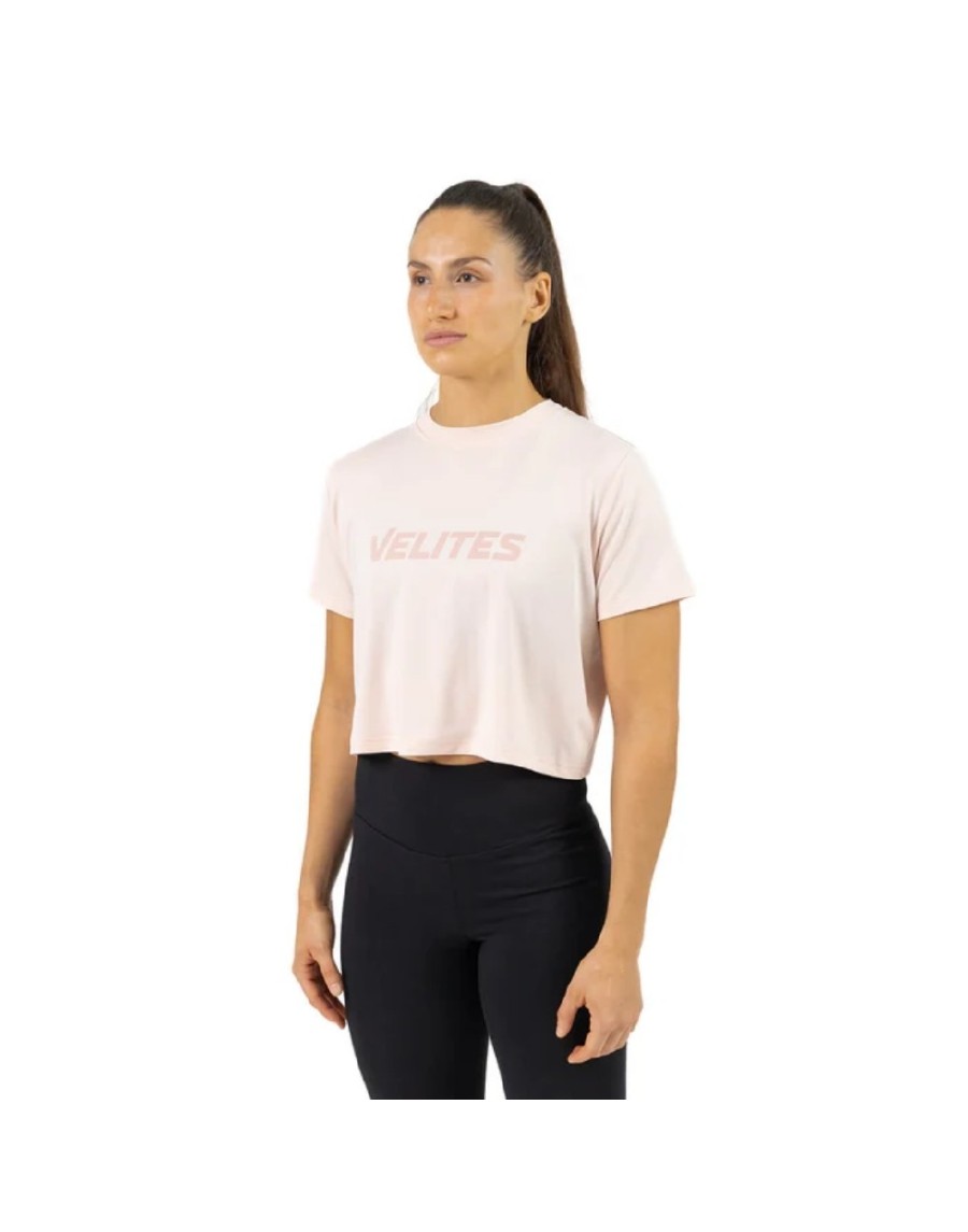 1077 ROSA HOLO CROP TOP ROSA