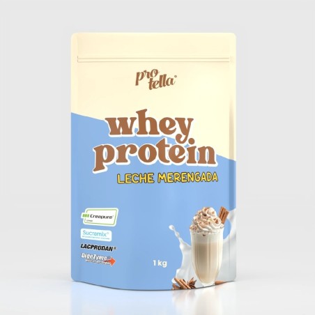 1102 BLANCO WHEY PROTEIN PROTELLA 1KG LECHE MERENGAD