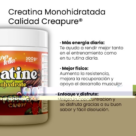 1120 CORAL CREATINA MONOHYDRATO POPPING CANDY