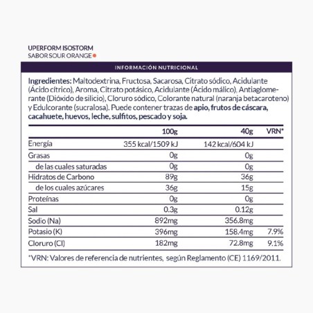 1257 NARANJA UPERFORM ISOTORM NARANJA