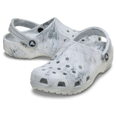 1398 GRIS CROCS CLASSIC WATERCOLOR MARBLE