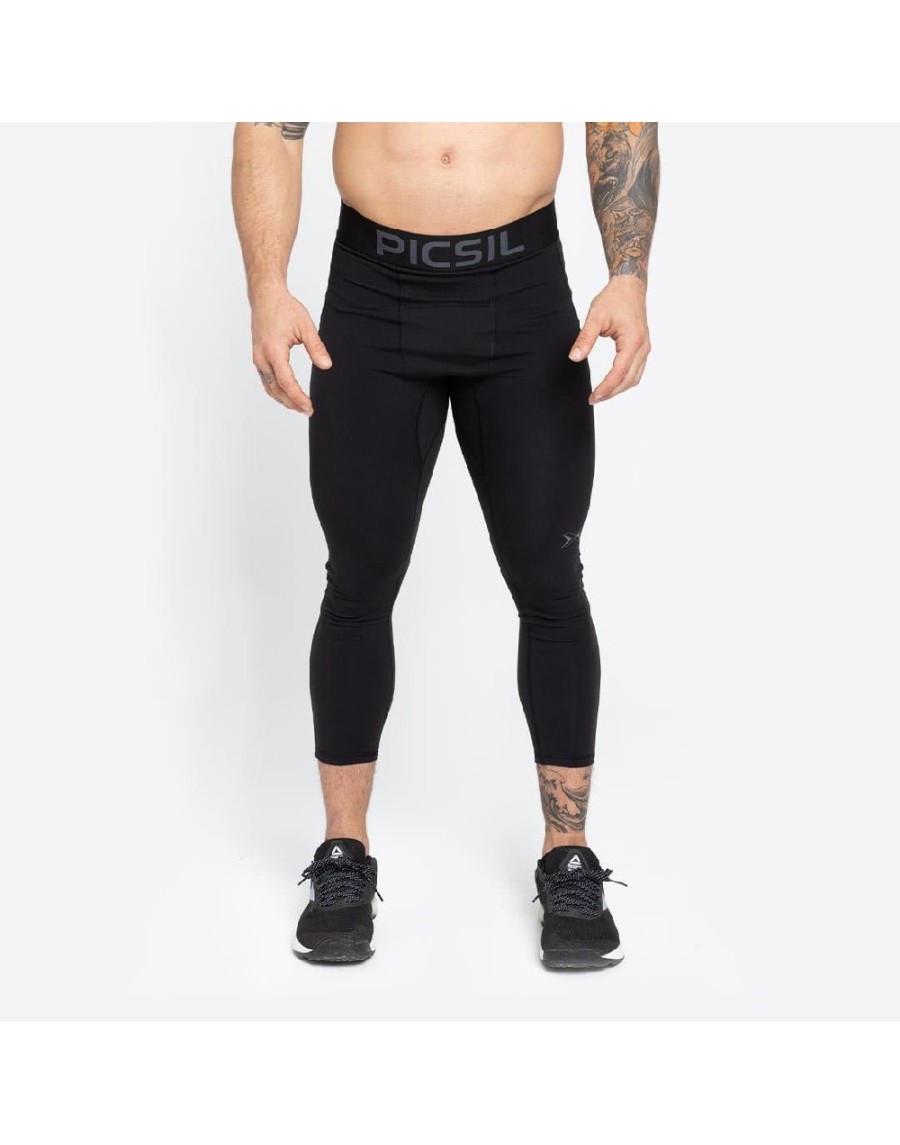 1517 NEGRO LEGGINS PICSIL PREMIUM HOMBRE NEGRO
