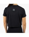 1566 NEGRO HOLO CROP TOP NEGRO