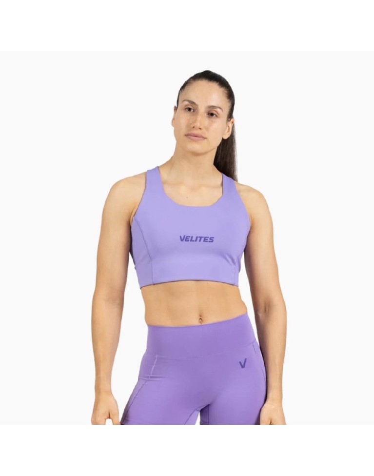 1567 VIOLETA TOP HOLO HIGH NECK VIOLETA