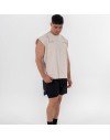 1661 BEIGE/SAND TANK TOP OVERSIZE QH BEIGE