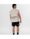 1662 BEIGE/SAND TANK TOP OVERSIZE QH BEIGE