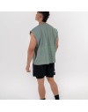 1666 VERDE TANK TOP OVERSIZE QH GREEN