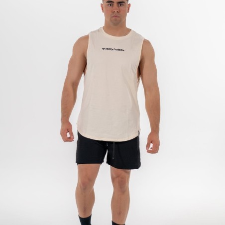 1673 BEIGE/SAND TANK TOP TRAINING QH BEIGE