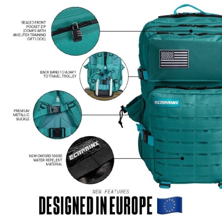 1824 TURQUESA MOCHILA TACTICA ELITEX V2 45L TURQUESA