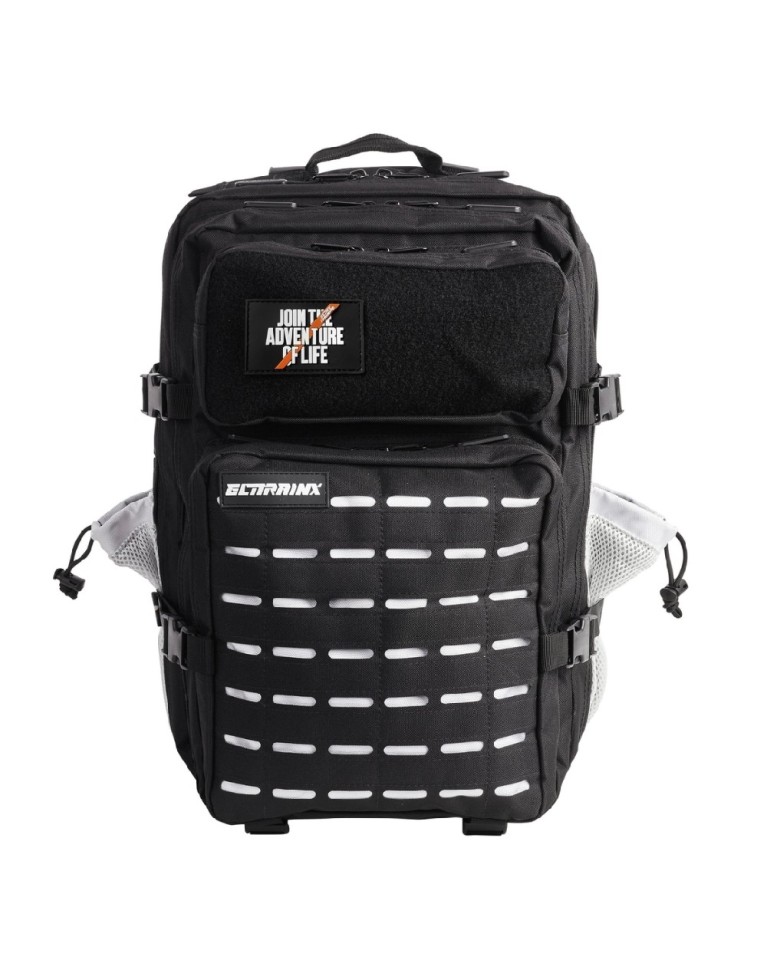 493 NEGRO BLANCO MOCHILA TACT V2 45L