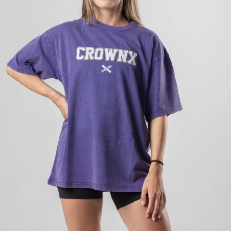 587 VIOLETA CAMISETA VARSITY