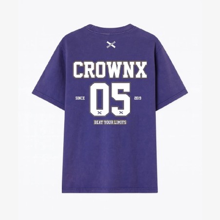 589 VIOLETA CAMISETA VARSITY