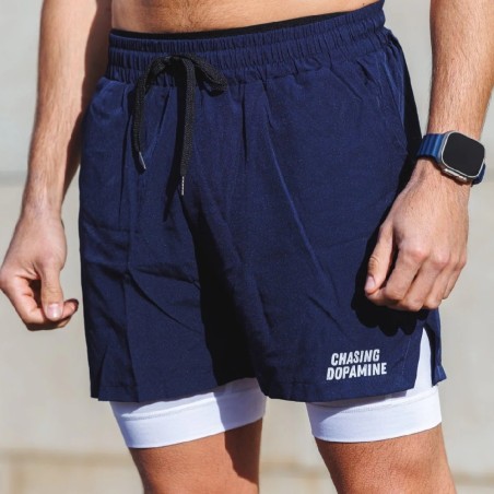 591 AZUL SHORT CHASING HOMBRE