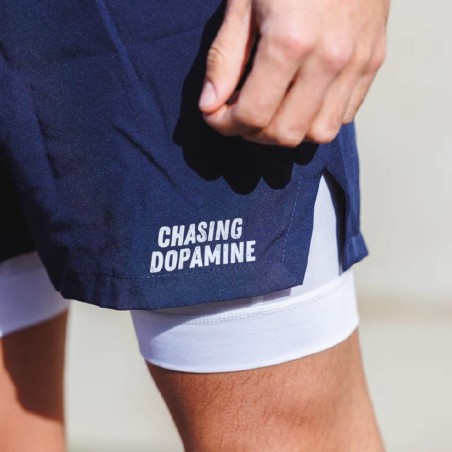 593 AZUL SHORT CHASING HOMBRE