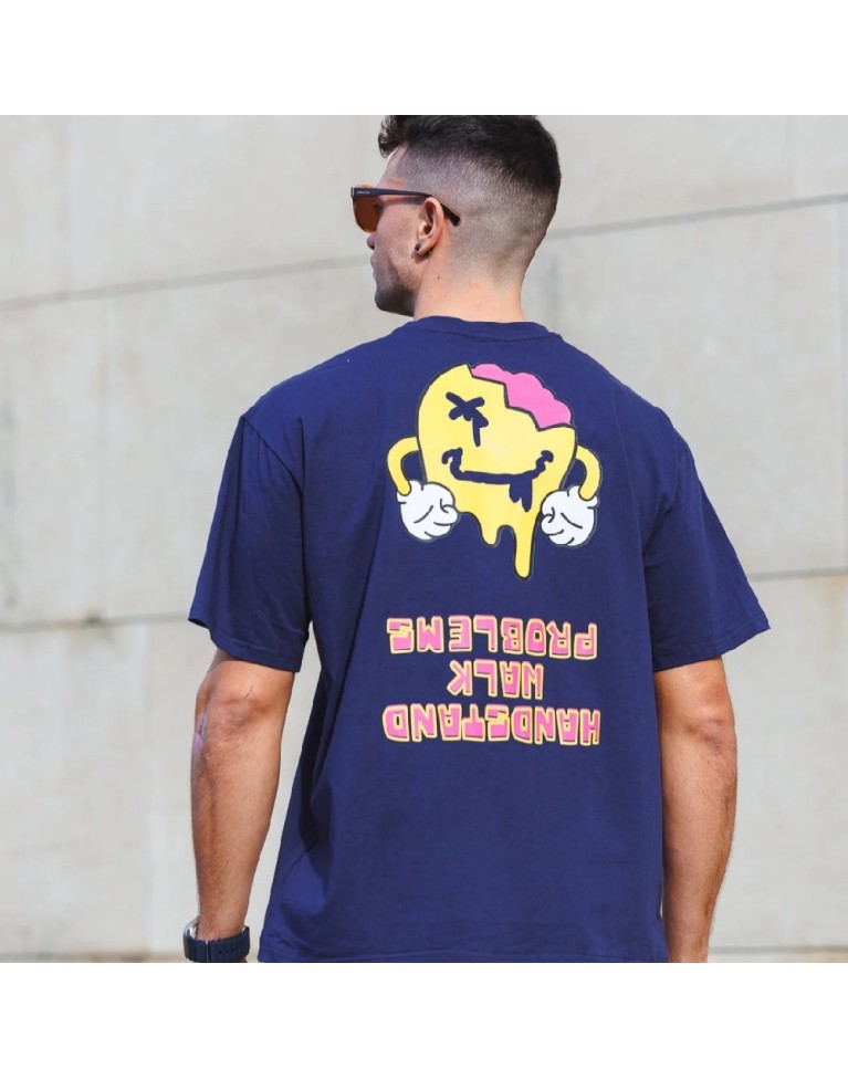 598 AZUL CAMISETA HANDSTAND