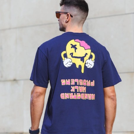 598 AZUL CAMISETA HANDSTAND