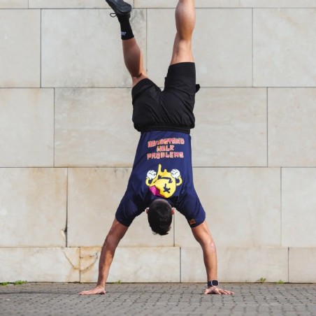 599 AZUL CAMISETA HANDSTAND