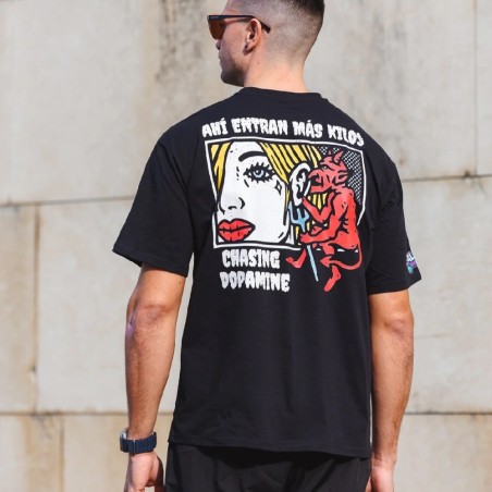 605 NEGRO CAMISETA KILOS