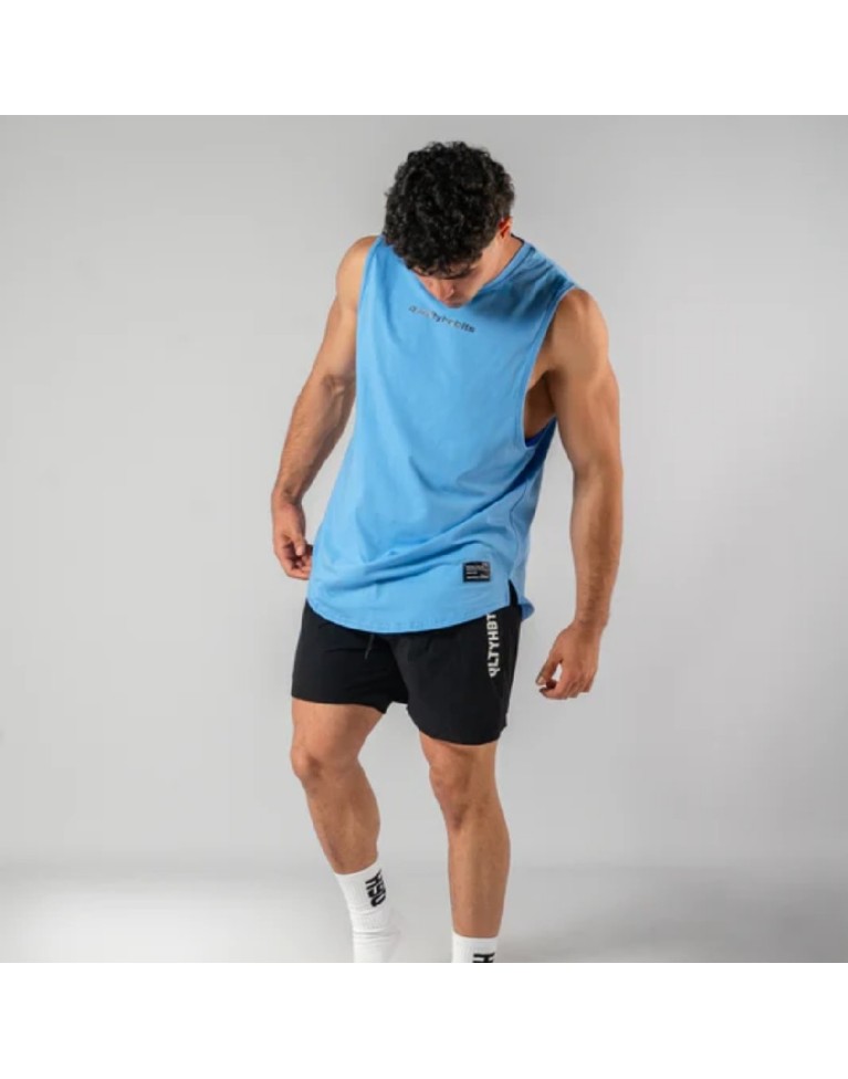716 AZUL CAMISETA TANK ATHLETE