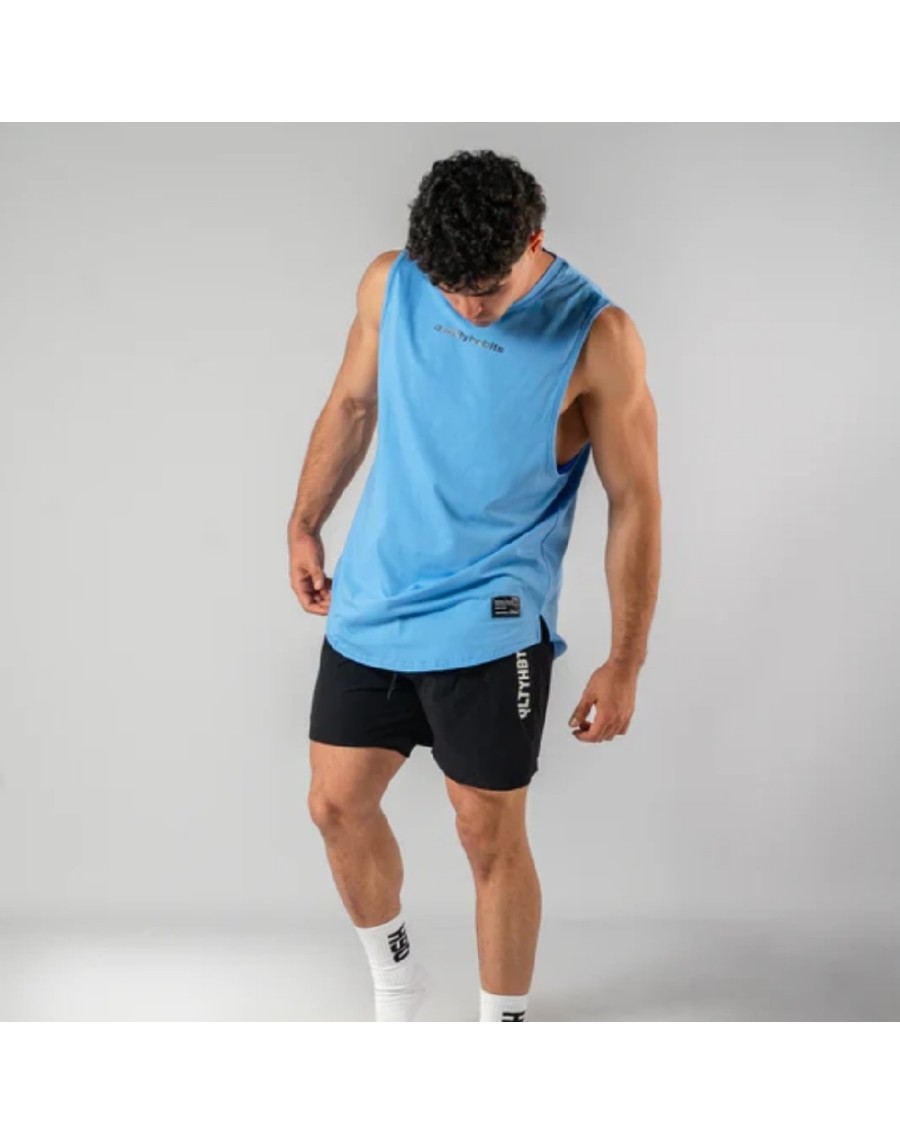 716 AZUL CAMISETA TANK ATHLETE