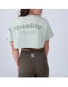 736 MINT CROP TOP POWERFIT