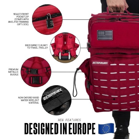 824 ROJO MOCHILA TACT V2 45L ROJO