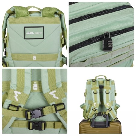 894 VERDE MOCHILA TACT PEQUEÑA 25L KIWI