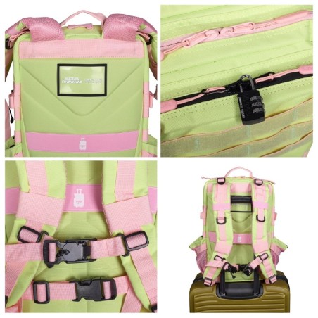 905 LIMA MOCHILA TACT PEQUEÑA 25L PASSION LIME