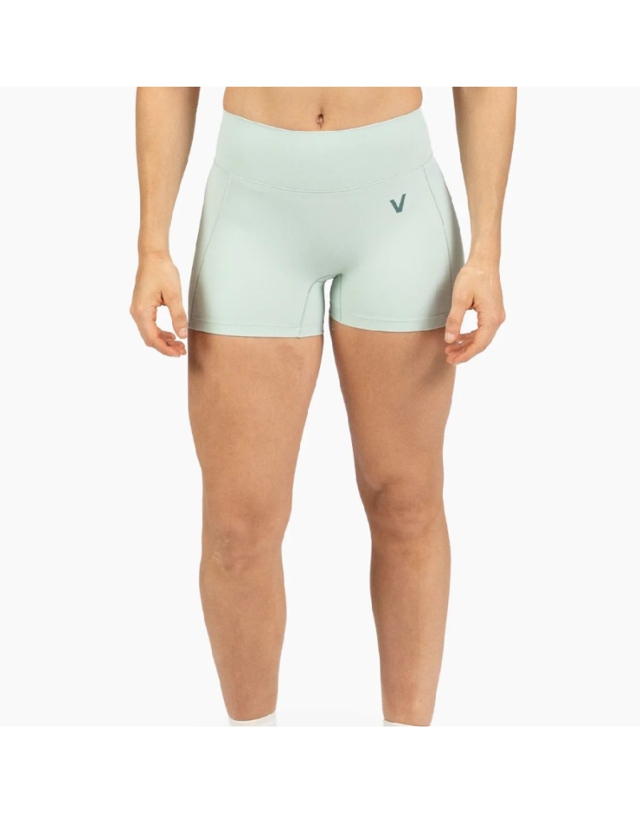 964 BLANCO / VERDE HOLO SHORT LEGGINS