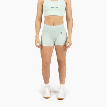 965 BLANCO / VERDE HOLO SHORT LEGGINS