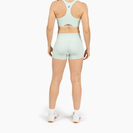 966 BLANCO / VERDE HOLO SHORT LEGGINS